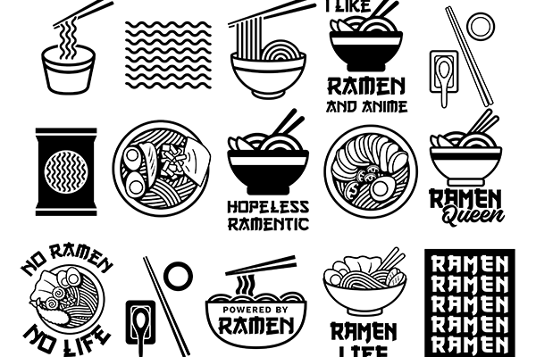 Picture of Ramen Vectors Bundle