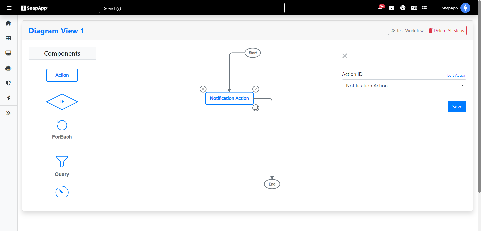 Action component