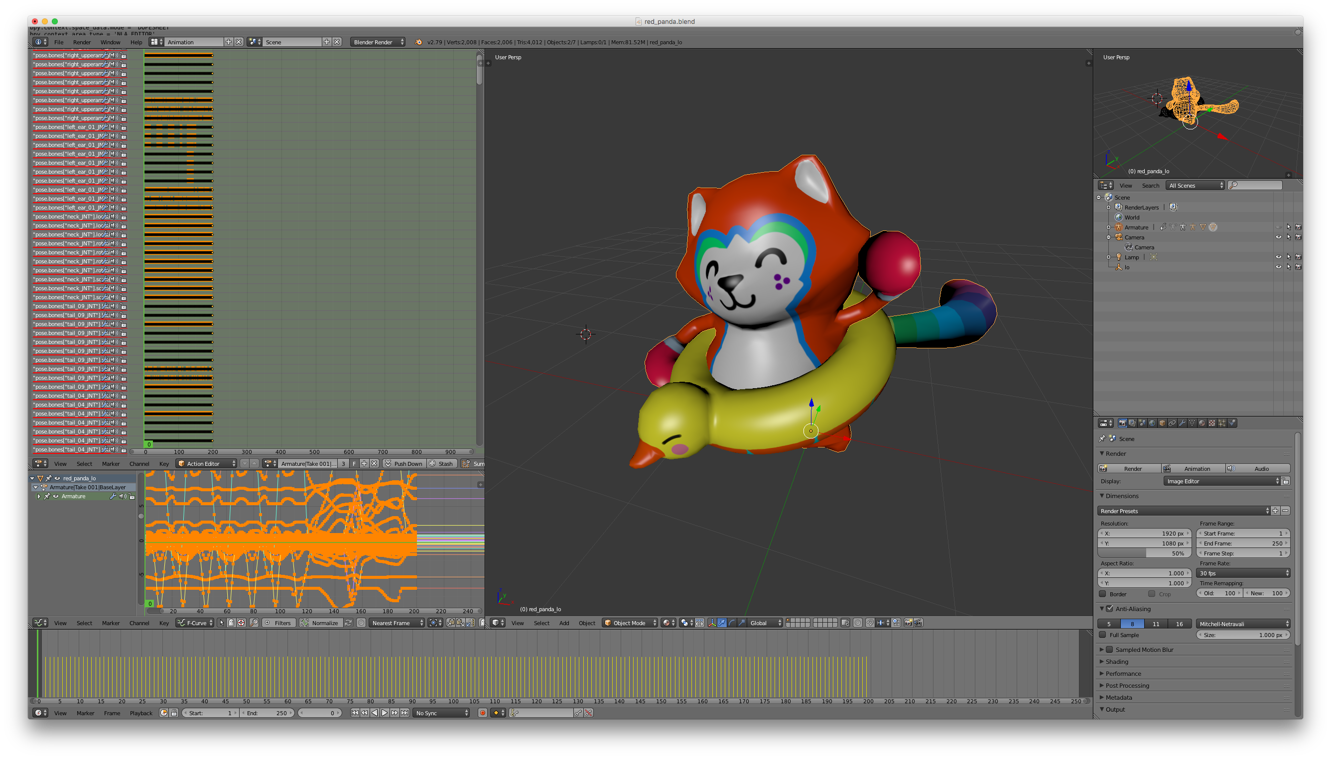 blender 3d animation layer