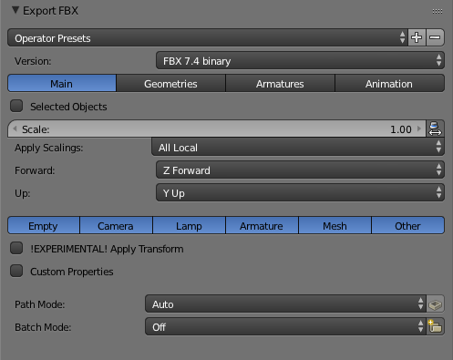 Blender 3d Object Export Lens Studio By Snap Inc