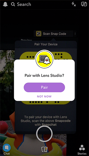 lens studio snapcode