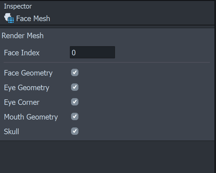 lens studio face mesh