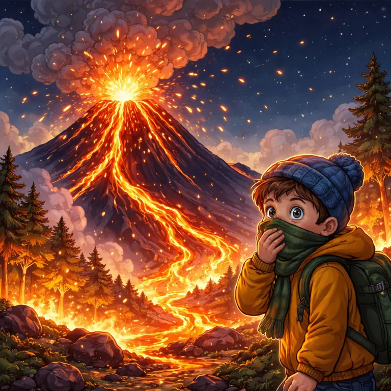The illustration SnapRead painted for the story The Deep Mountain Wakes Up