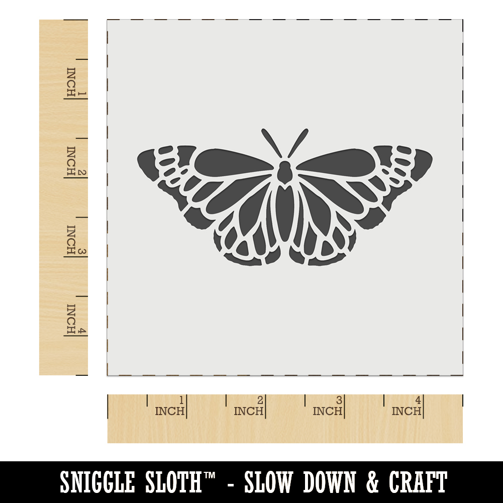 PA Essentials Butterflies Stencil, 12 x 12