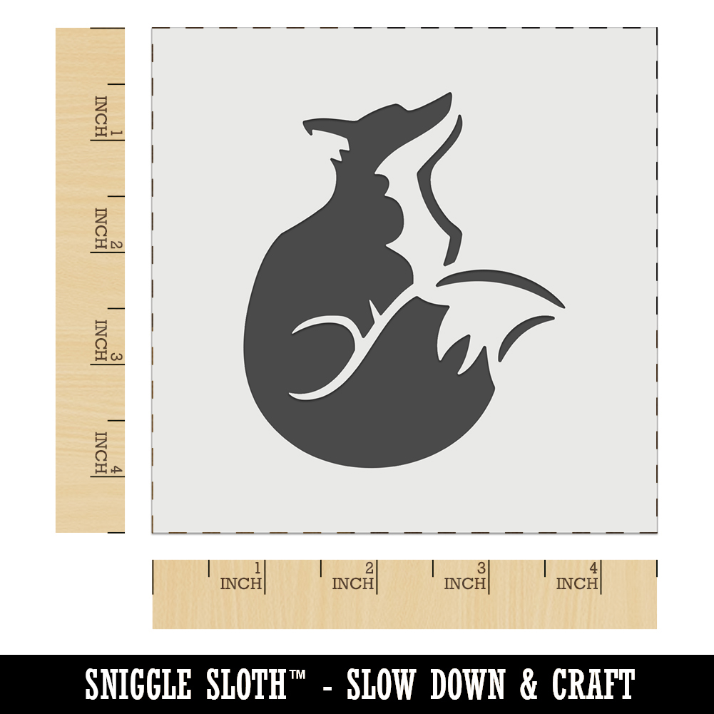 Small Animal Stencils Rabbit Cat Fox Squirrel Duck Stencils - Temu