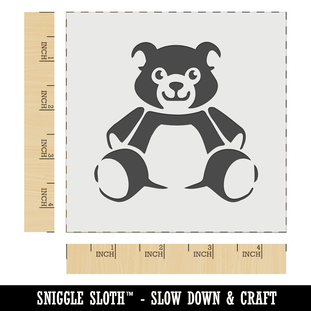 Sniggle Sloth Honeycomb Art Stencil