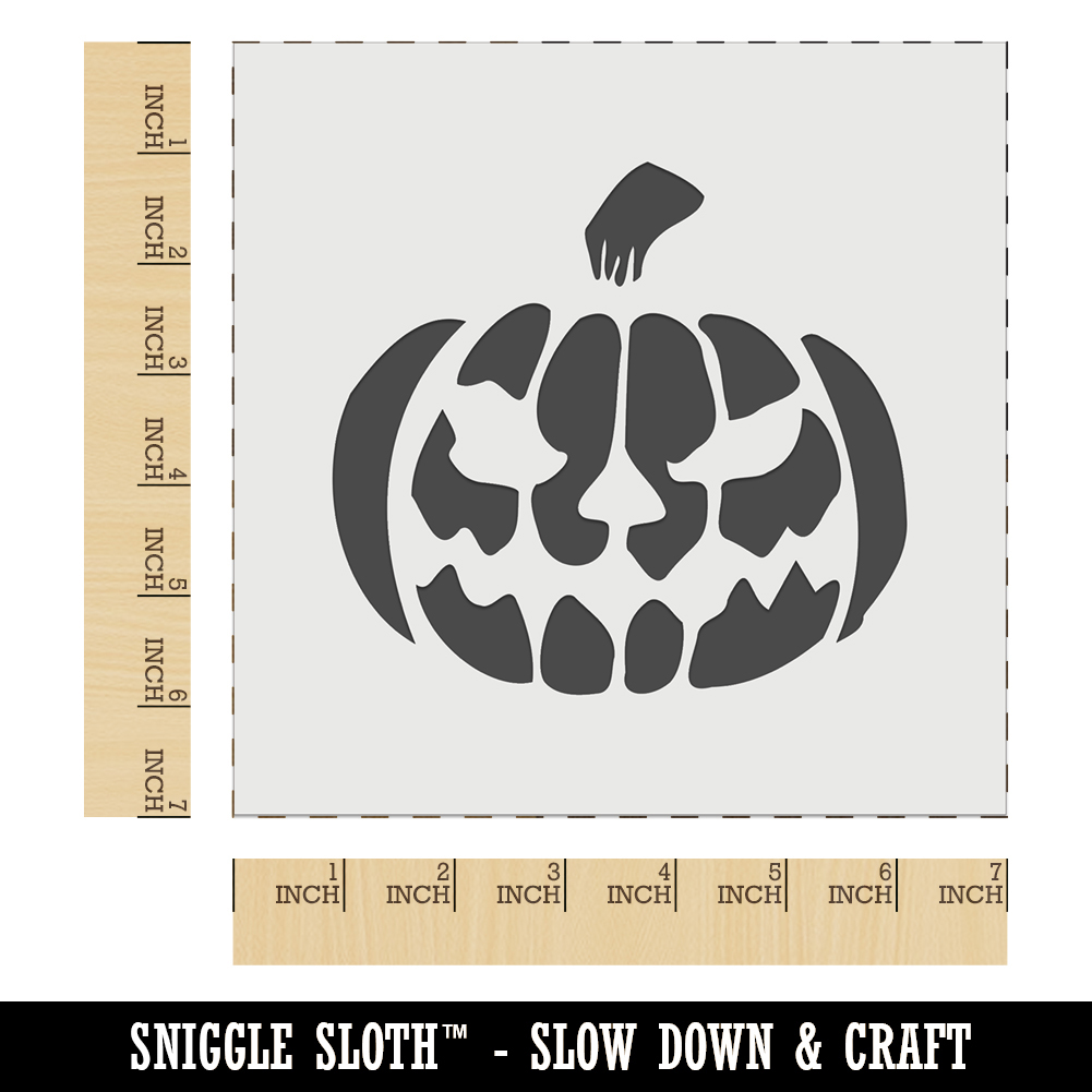 sloth pumpkin stencil