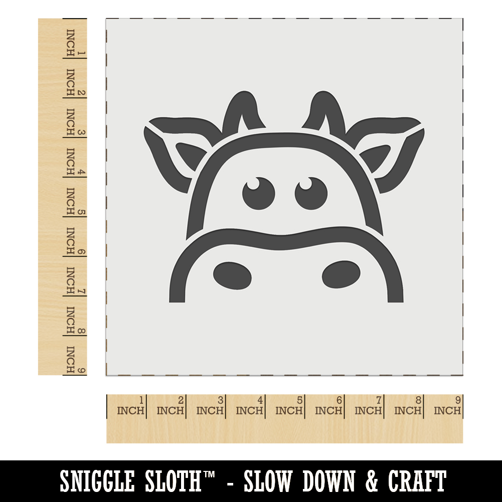 Peeking Sloth Wall Cookie DIY Craft Reusable Stencil – Sniggle Sloth