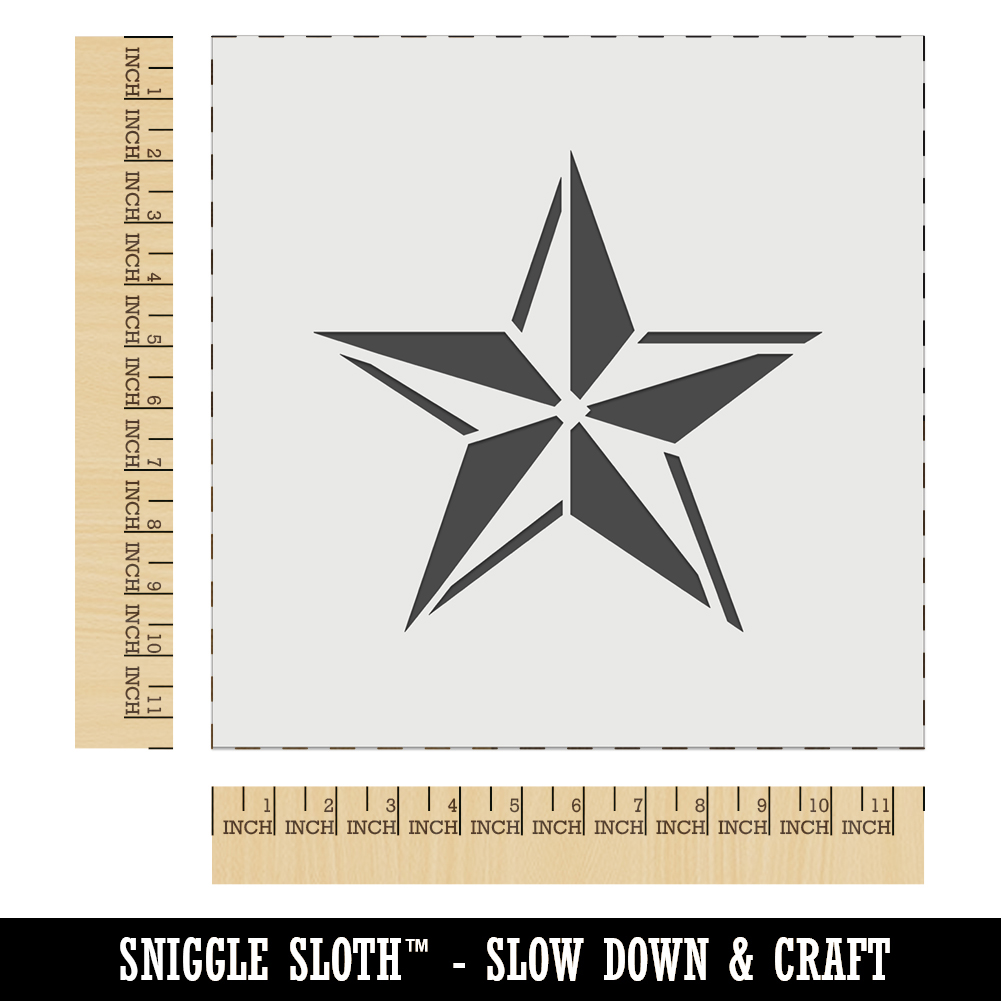 Stencil MiNiS - Mini Stars Stencil - Reusable Stencils for Crafts