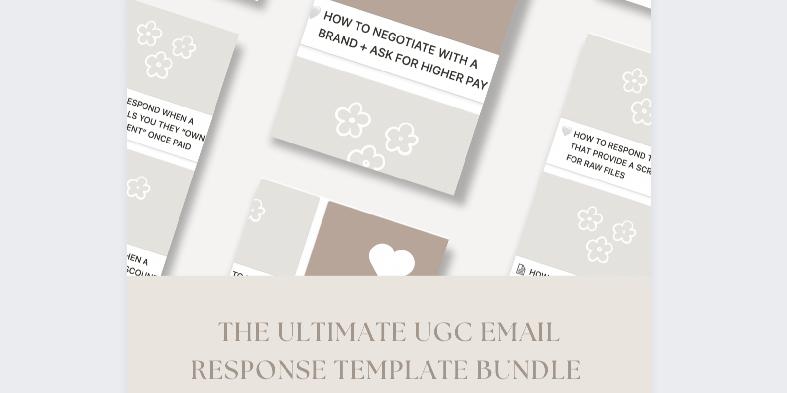 THE ULTIMATE UGC EMAIL RESPONSE TEMPLATE BUNDLE Snipfeed