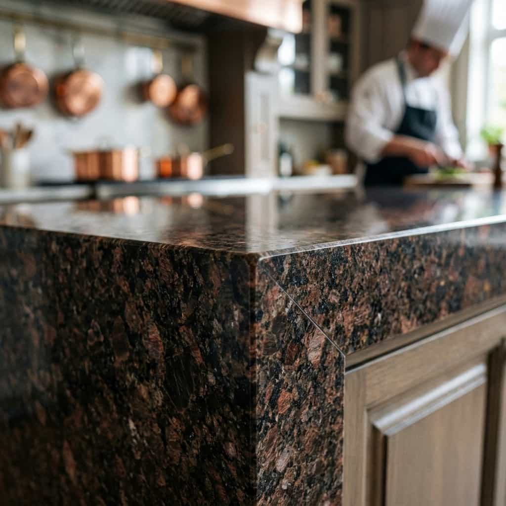 Baltic Brown Edge Detail