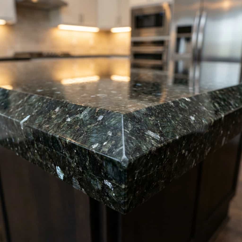 Emerald Pearl Edge Detail