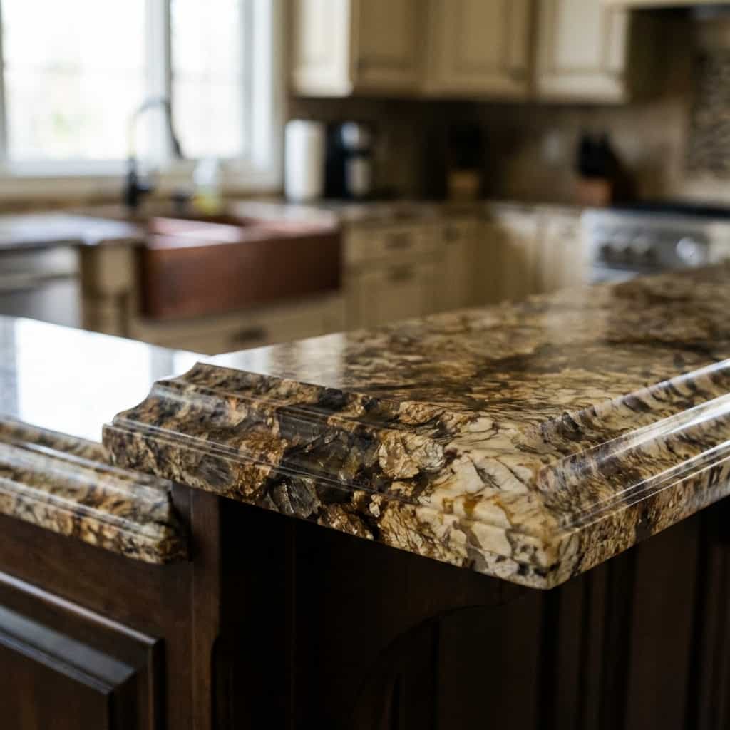 Antique Brown Edge Detail