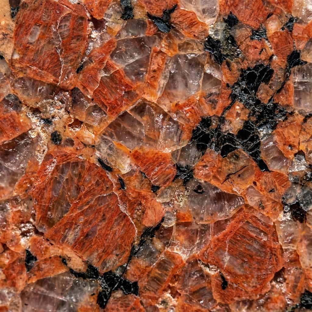 Red Multi Color Texture Detail