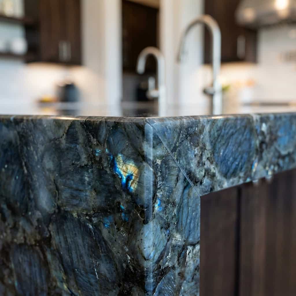 Labradorite Big Blue Edge Detail