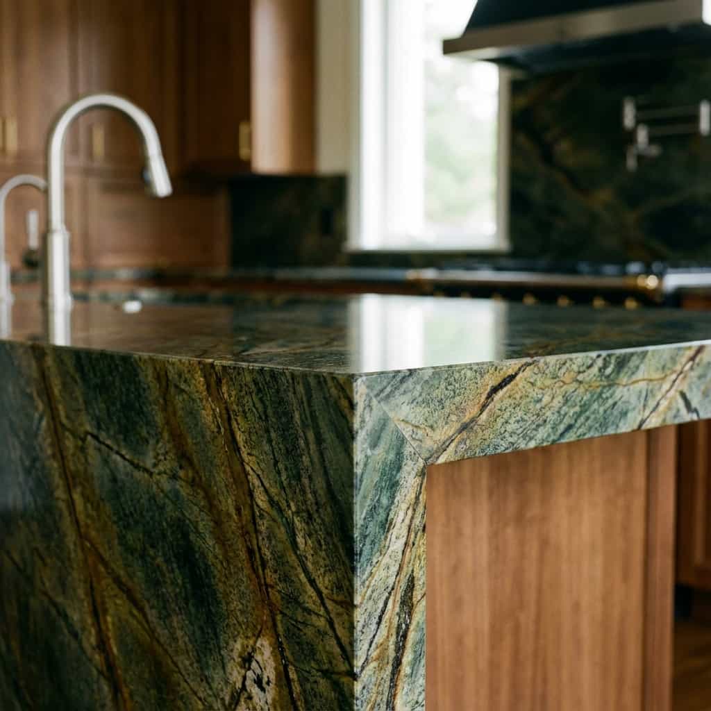 Tropical Green/Rajasthan Green Edge Detail