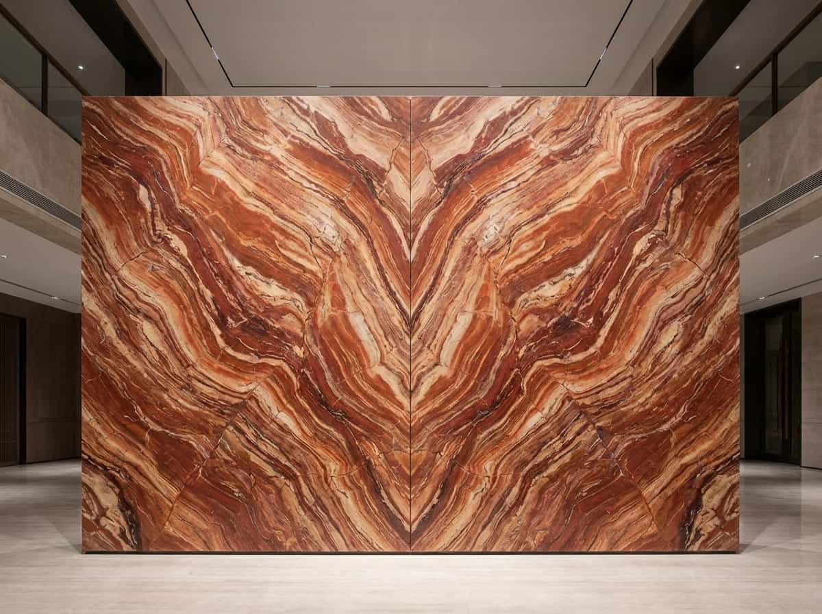 Red Verona Bookmatch View