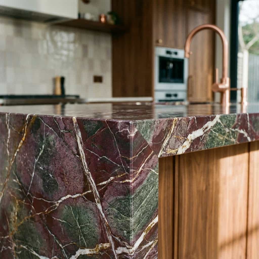 Rosso Levanto Edge Detail