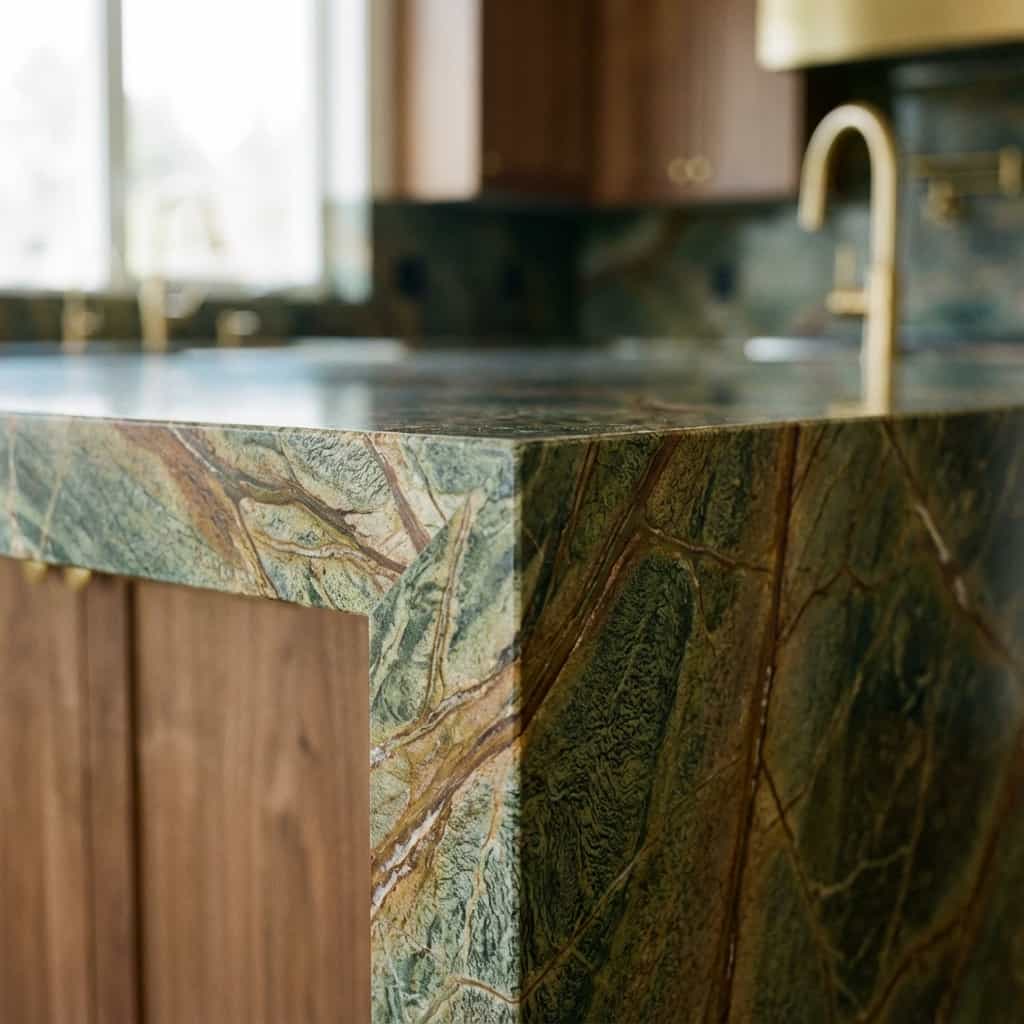 Rainforest Green Edge Detail