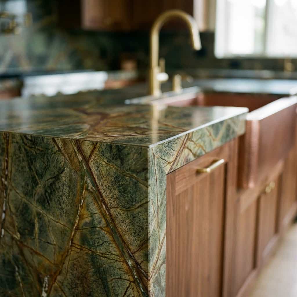 Rainforest Brown Edge Detail