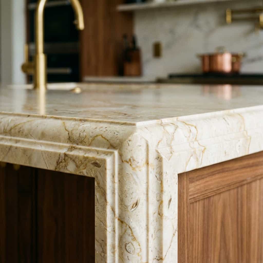 Perlato Sicilia Edge Detail