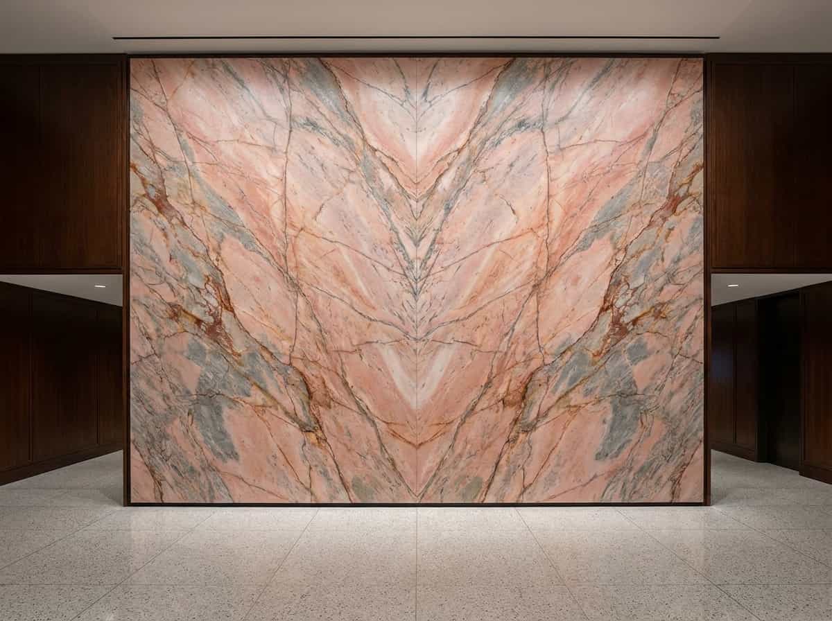 Etowah Marble Bookmatch View