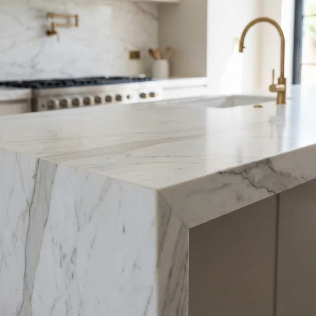 Statuario Toh Edge Detail