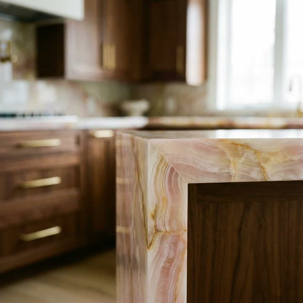 Pink Onyx Edge Detail