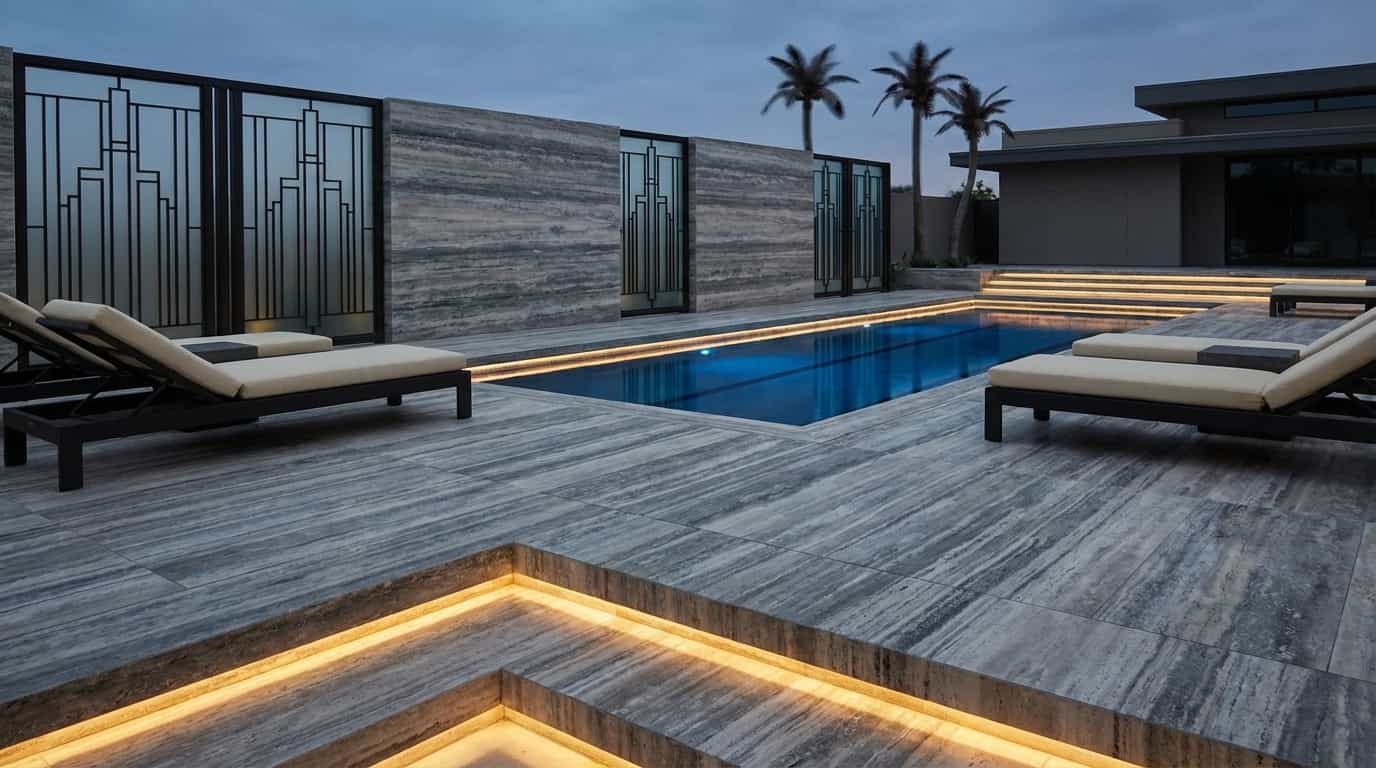 Silver Travertine Environment 3