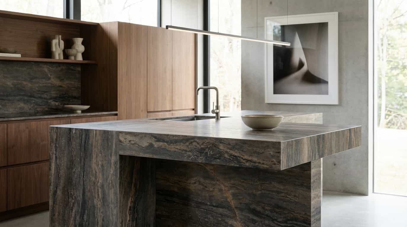 Titanium Travertine Environment 1