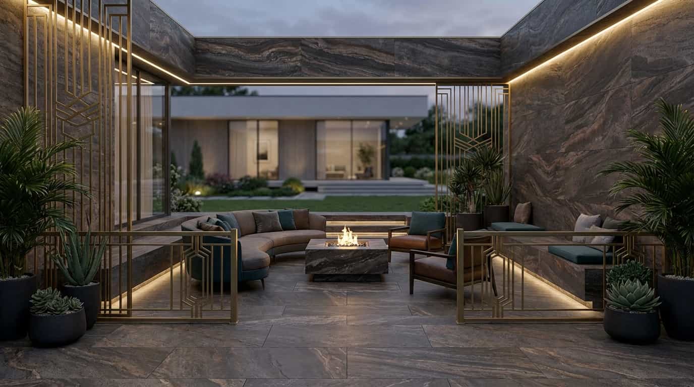 Titanium Travertine Environment 8