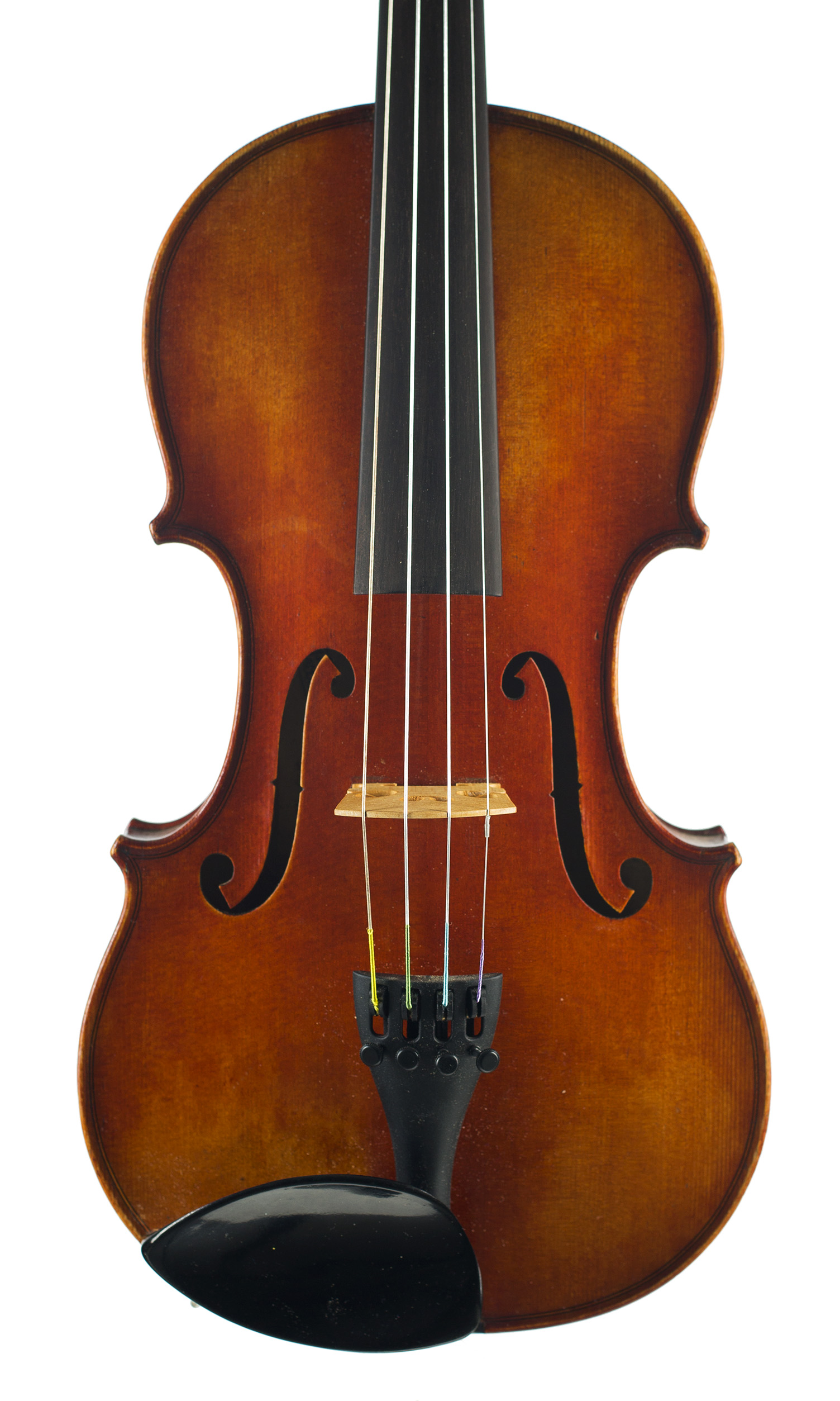 A violin, labelled Charles Bovis Over 100 years old