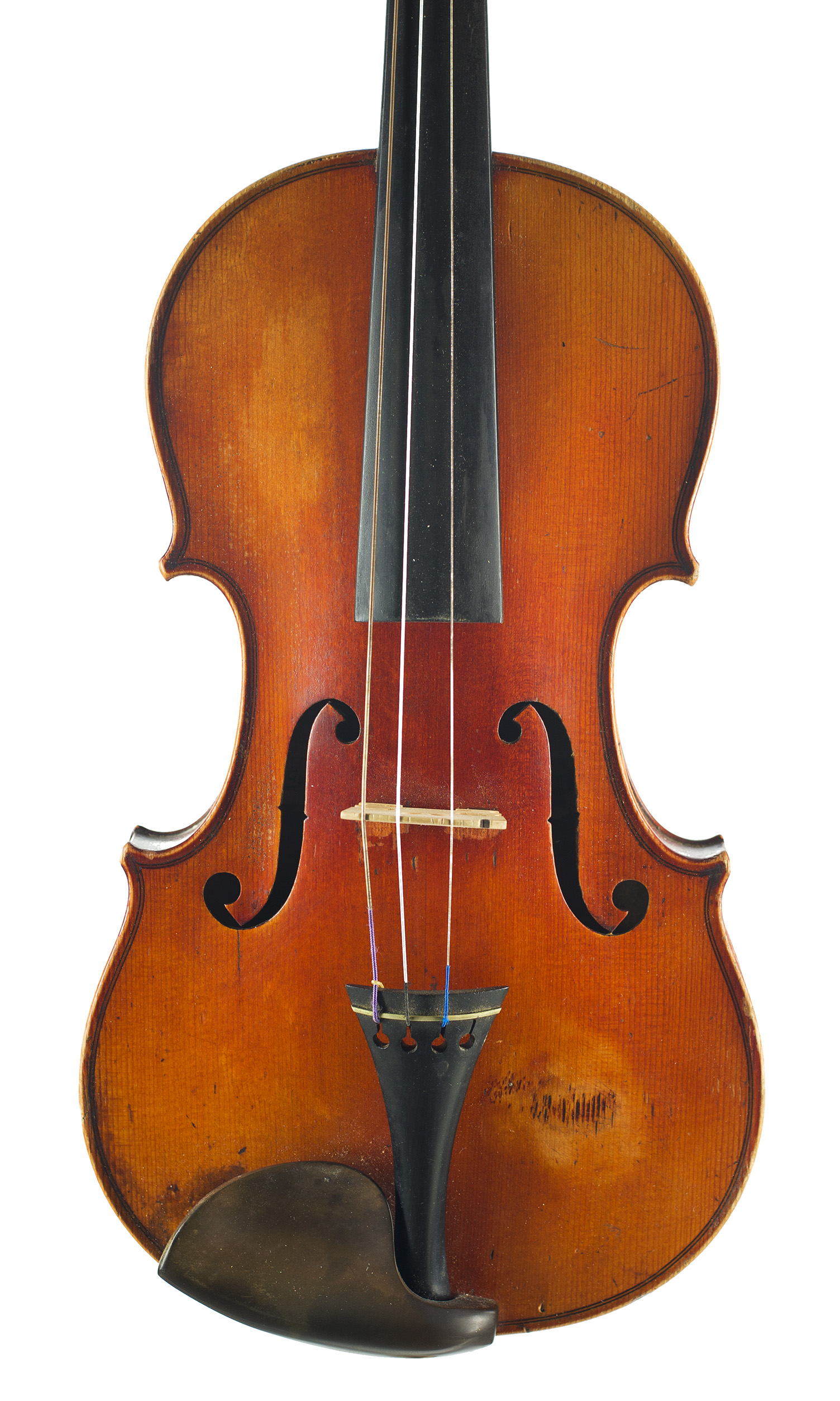 A violin, labelled JTL