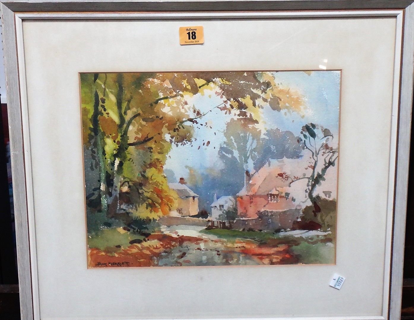 A group of five watercolours, including works by Jack Merriott, Ernest Savage and A. Sykes.(5)   M1