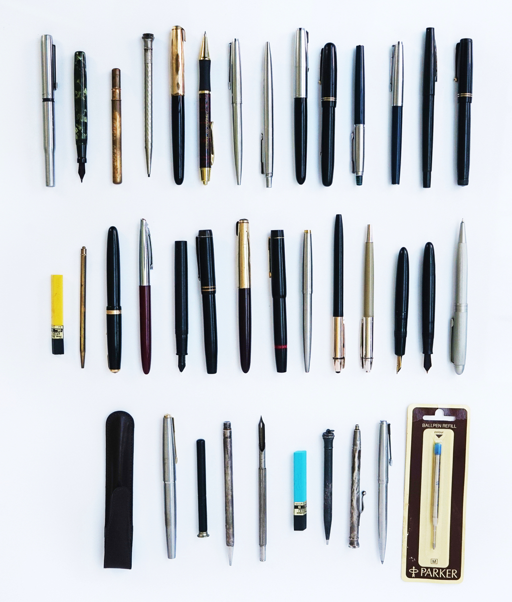 A COLLECTION OF PENS
