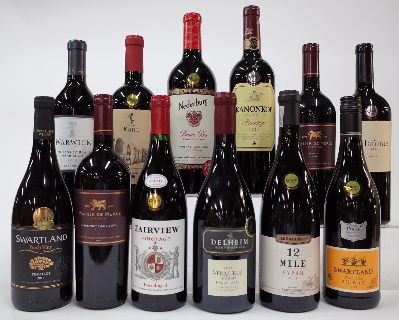 12 BOTTLES SOUTH AFRICAN RED WINE