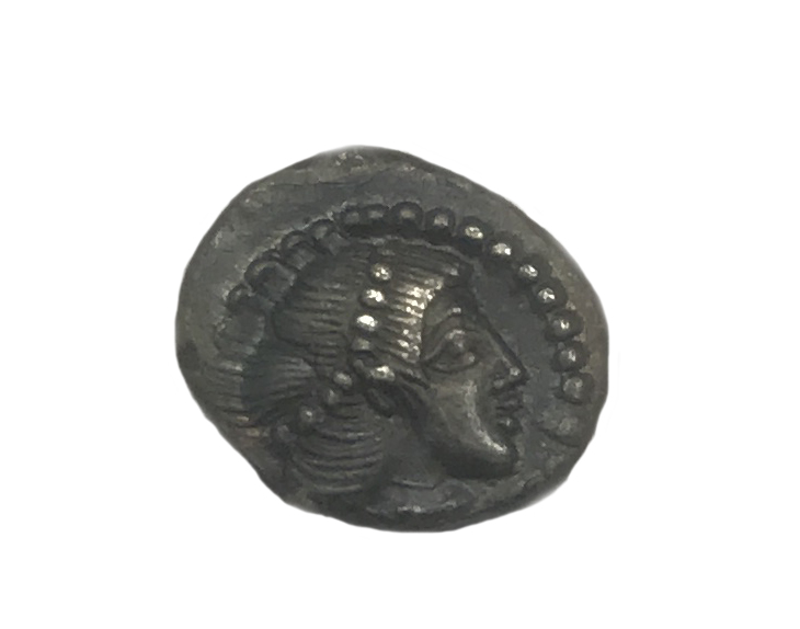 SYRACUSE, LITRA, c. 474-470 Head of Arethusa right