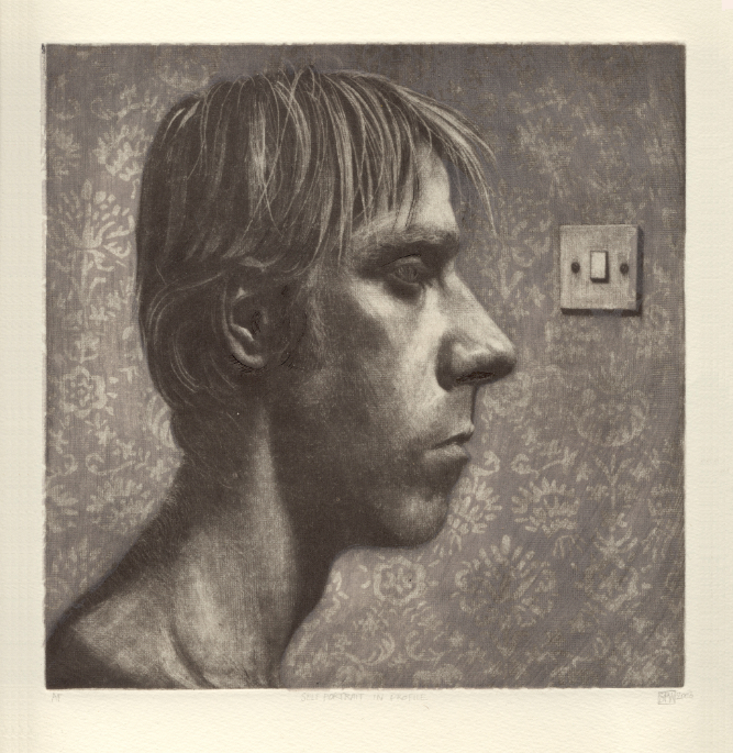 STUART PEARSON WRIGHT (b. 1975) 'Self portrait in profile 2004'