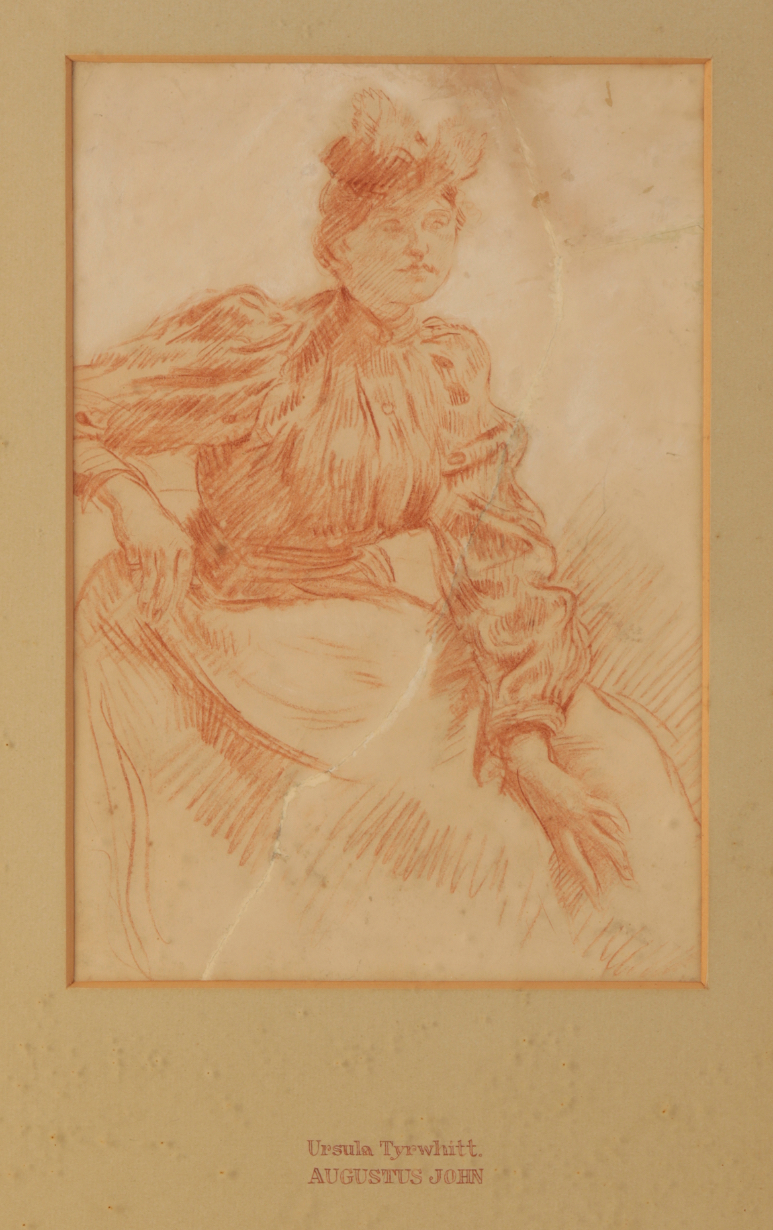 *AUGUSTUS JOHN (1878-1961) A portrait of Ursula Tyrwhitt