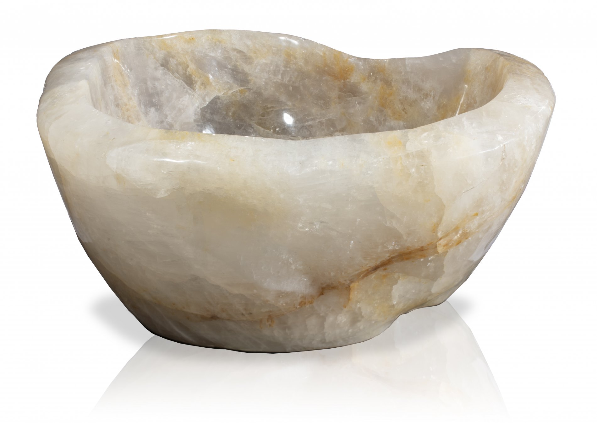 A massive quartz bowl