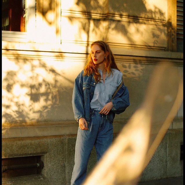 Denim love with the one and only @daphnegikel 🦋