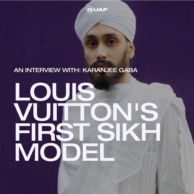 Karanjee Gaba is Louis Vuitton's 1st Sikh Model