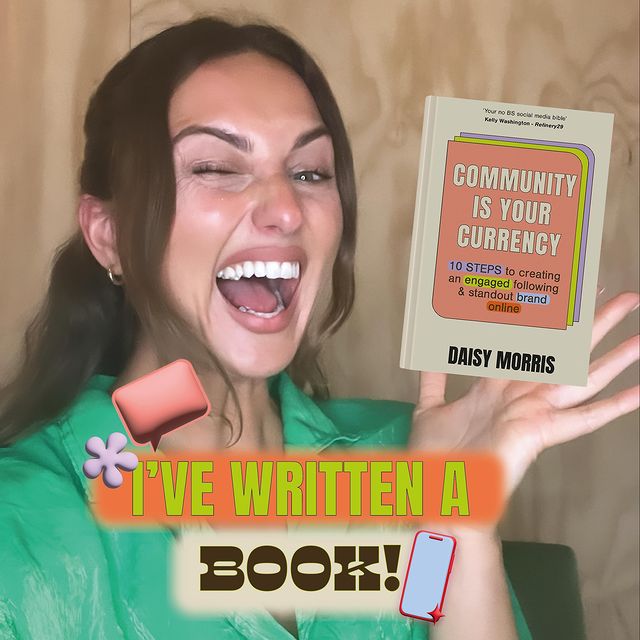 Can’t quite believe I am typing these words because it genuinely ✨still✨ doesn’t feel real… 

I’VE WRITTEN A BOOK! 📕🪄

‘Community Is Your Currency’ is the book I wish I’d had when I was starting my journey: it’s a friendly, down to earth and actionable 10 step guide that drops the jargon and teaches you everything you need to know when it comes to building a loyal and engaged community.

The book 📚 will be available to buy on @amazon @waterstones @whsmith and @foylesforbooks and you can pre-order now via the link in my bio 💓

Annnnnd yes, I will be throwing a party to celebrate and yeeees, you’re all invited. 

Thank you so much to the team at Yellow Kite for believing in me and @the_self_hood and reaching out about this opportunity, I never in a million years thought this would happen. To the amazing community builders who contributed (more on this soon) and to every person who clapped me along when negative self talk Tina crept in.

But most importantly, thank you to you 💌 my selfhood community — this genuinely would not have been possible without you and I am so grateful for each and everyone of you x