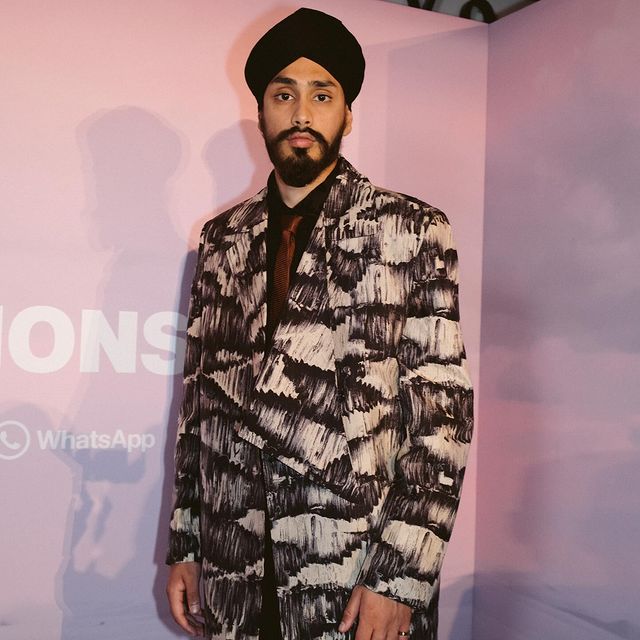 KaranJee Gaba - First Sikh Turbaned model of Louis Vuitton