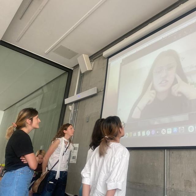 Lecturing at CSM last year with the fcp summer school students 💘💘💘 @bafcsm