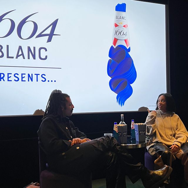 Pleasure to partner with @1664ukblanc to host an in conversation #explorationsinblue with @tolucoker sharing  her AW24 LFW show #BROKENENGLISH to an audience, in the selfridges cinema.

We shared stories about our West African mothers and thier influence, even more special we got to watch them get to know each other in the audience.

We covered Tolu's inspirations, Àdìrẹ indigo textile techniques and its impact on her denim business. The power of partnership, talked about the resilience of black women whilst passing @jeanieus and @pc_williams an abundance of flowers . 

Always a special feeling for me to work on anything in @theofficialselfridges . Tolu and I both spent time in our 20s working in the store on its many floors. I was 18 when I started as a part-timer 😅, Thanks for continuing to have us back. 

To see ourselves as london creatives in any space inspires action in others. Congrats @tolucoker 🖤 our talk will be available to watch back @britishfashioncouncil ✨ #ad

Special mention to Kaye for inviting me to join the series 💙