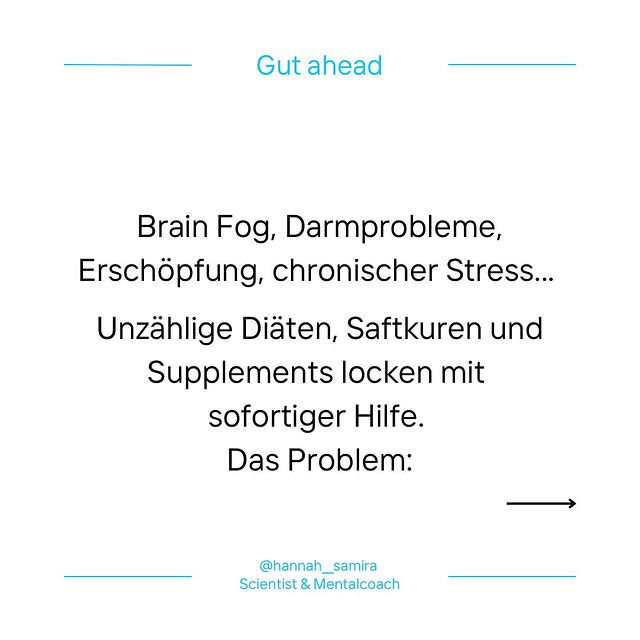 Melde dich einfach per DM und wir schauen gemeinsam, ob ich dir behilflich sein kann. 🫶🏼

Gut ahead 
Hannah 

#darmgesundheit #reizdarm #mindbodysoul #stressfree #guthealth