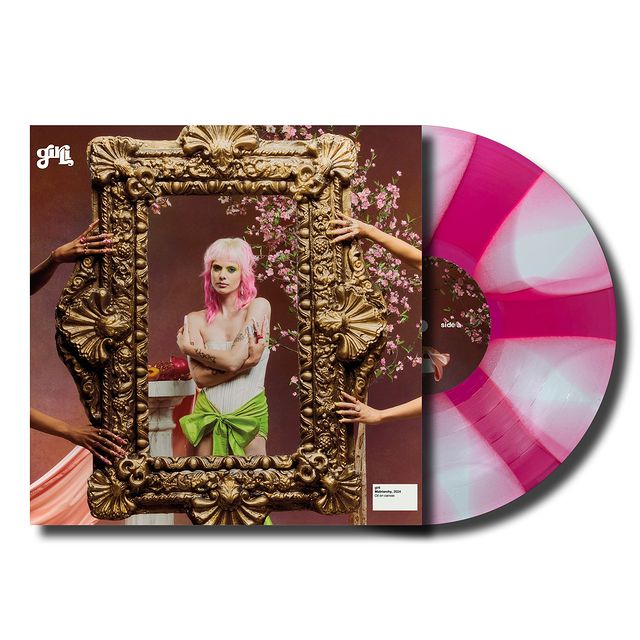 pinkies 🥹💅 Matriarchy has been pressed on a gorgeous six-point pink pinwheel LP by @bloodrecs and I'm obsessed. There's only 750 hand-numbered copies so these are so special 💕 order them at the link in my bio!