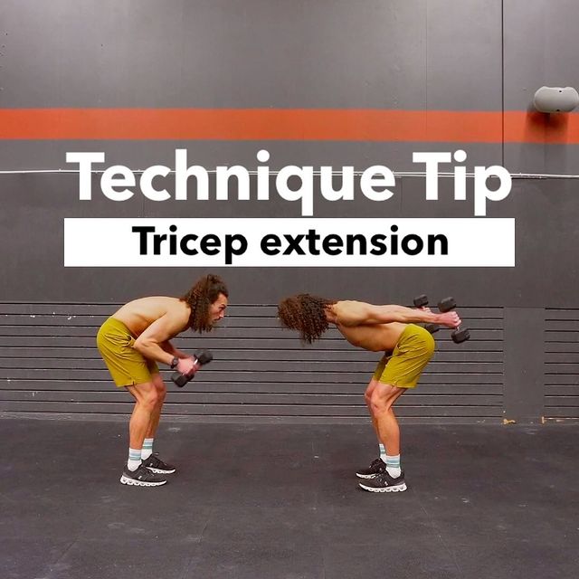 Fix your bend over tricep extension technique

Mistakes often done when doing this exercise:
- Swinging the dumbbells back (that uses momentum rather than your tricep muscle. That might also mean the dumbbells are too heavy for you)
- Rounded back (this doesn’t allow your core to be activated to protect your back)
- Looking up (it will put too much pressure in your neck and your spine won’t be in a neutral position)

You should rather do this:
- Control the dumbbell movement to maximise your muscle work. You may need to go down in weight and move slower
- Get a straight line from shoulders to tail bone. You will find it easier to engage and feel your core supporting your back
- Look straight down at the ground so your neck is in a neutral position and you are not adding unnecessary tension to it

Comment below what exercises you’d like me to cover next🙌

florianteatiu.com

#tricepworkout #tricepsexercise #tricepstraining #trainingtechniques #onlinecoaches #personligtränare #personligträning #onlinetrainingcoach #onlinetrainer