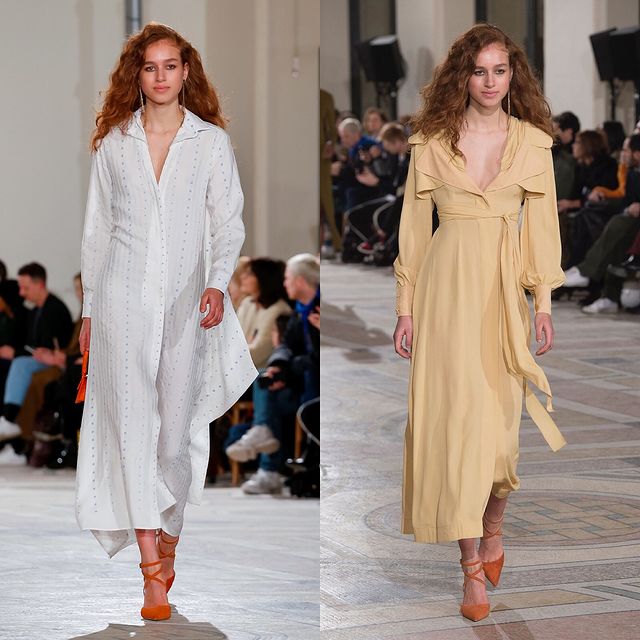 The best way to kick off Paris fashionweek 💛 The beautiful @jacquemus show, thank you!!! @jacquemus @catecmcasting @greta_b I loved it 💛